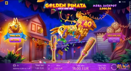 Golden Pinata Hold and Win - 25